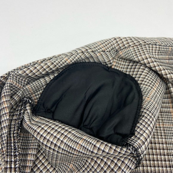 JOIE Plaid Open Front Oversized Blazer Size L - Picture 6 of 7